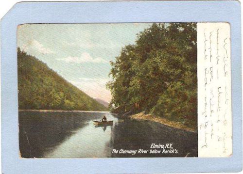 New York Elmira The Chemung River Below Roricks ny_box3~993