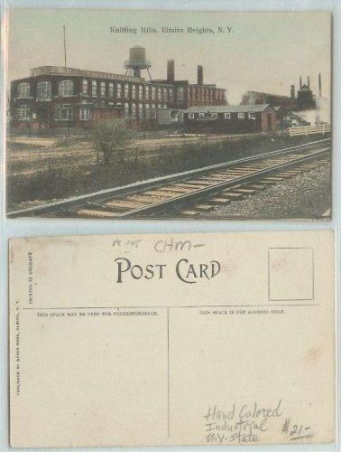 New York Elmira Heights Knitting Mills RR Tracks Factory~145