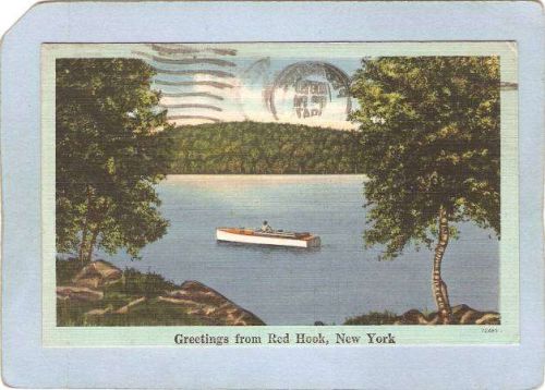 New York Red Hook Greetings From Red Hook N Y ny_box4~2106