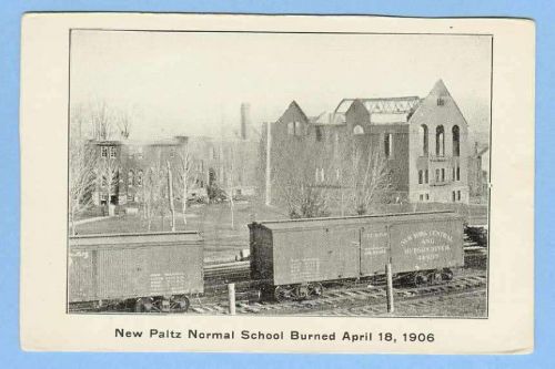 New York New Paltz Normal School Burned April 18 1906 Burned Out Shell Of ~388