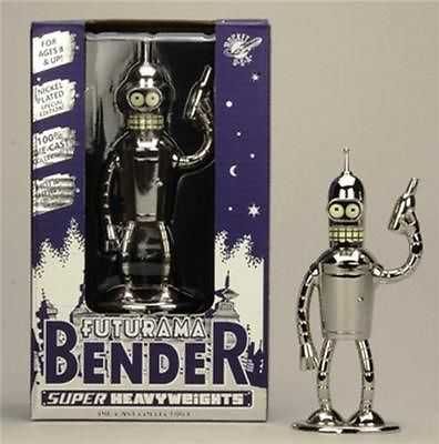 Futurama Diecast Die Cast Metal Bender 5 Shiny Super Heavy Weight