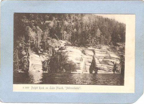 New York Lake Placid Pulpit Rock On Lake Placid ny_box5~1770