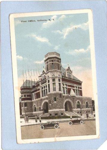 New York Auburn Post Office View Large Old Stone Post Office Building Stre~772