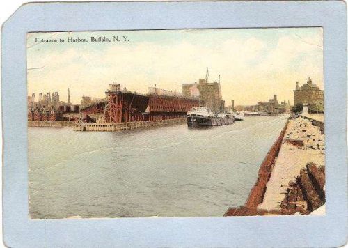 New York Buffalo Entrance To Harbor ny_box4X1~2672