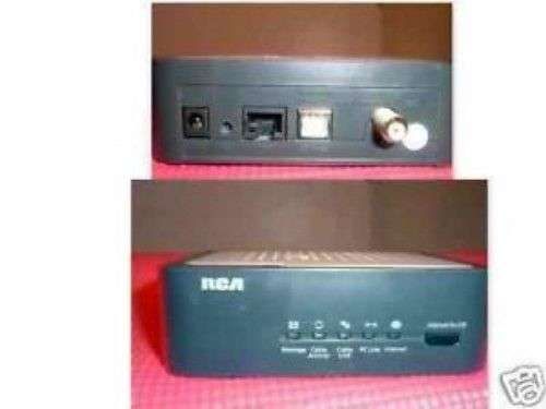 RCA DCM 425 Digital Broadband Cable box USB Modem DCM425 ethernet Thomson