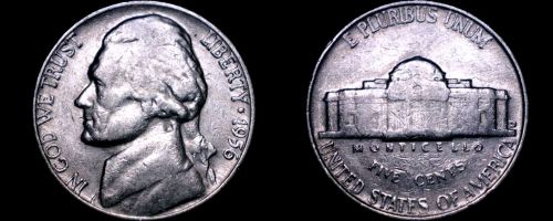 1956-D Jefferson Nickel