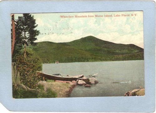 New York Lake Placid Whiteface Mountain From Morse Island ny_box5~1745
