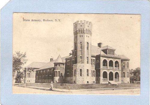 New York Hudson State Armory Street Scene Intersection ny_box3~1229