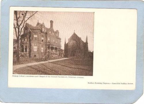 New York Buffalo Bishop Colton's Residence & Cahpel Of The Blessed Sacrame~2802