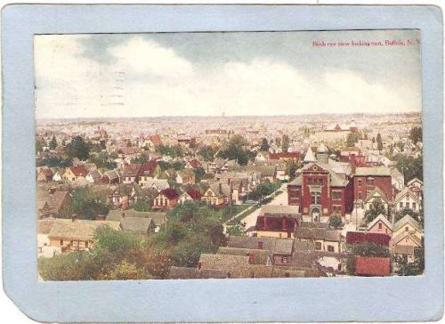 New York Buffalo Bird's Eye View Looking East ny_box4X1~2667