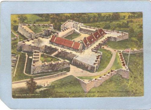 New York Fort Ticonderoga Aeriel View Fort Ticonderoga Museum ny_box5~1586