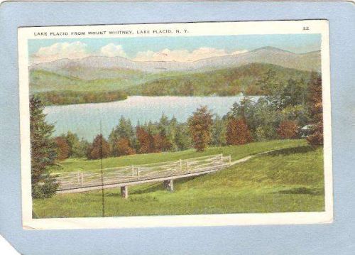 New York Lake PLacid Lake Placid From Mount Whitney ny_box5~1725