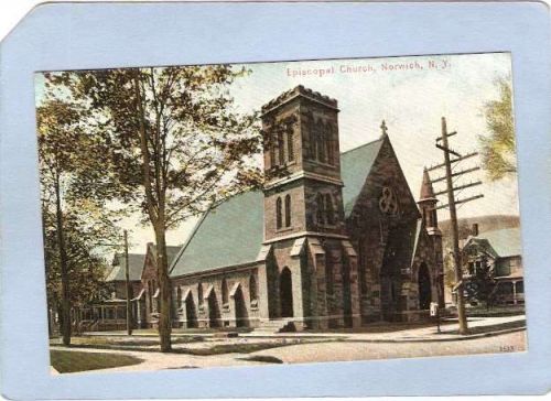 New York Norwich Episcopal Church Street Scene Intersection ny_box3~1125