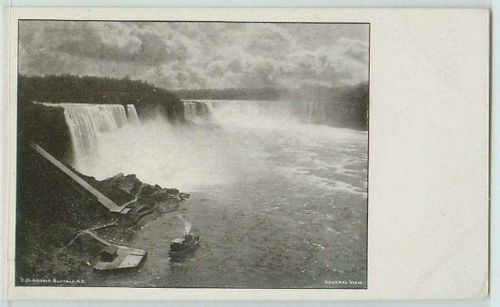 New York Niagara Falls General View Of Niagara Falls Private Mailing Card ~263