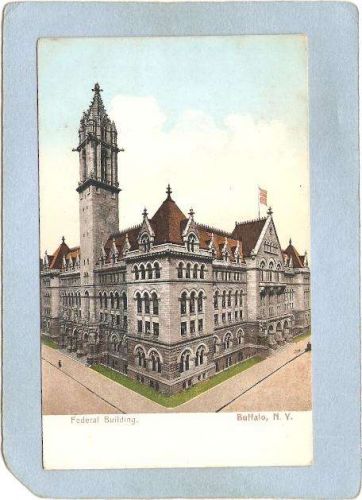 New York Buffalo Federal Building Street Scene Intersection ny_box4X1~2746