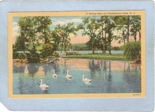 New York Chautauqua A Beauty Spot On Chautauqua Lake ny_box5~1845