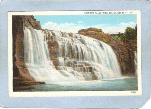 New York Ausable Chasm Rainbow Falls ny_box5~1526