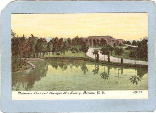 New York Buffalo Delaware Park & Albright Art Gallery ny_box4~2556