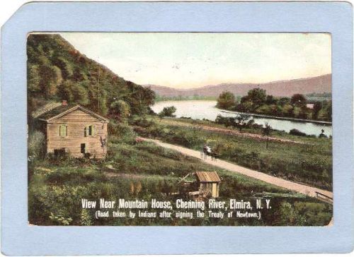New York Elmira View Near Mountain House Chenning River River ny_box3~1019