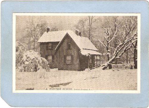 New York Staten Island A Winter Scene Jewett Ave nyc_box2~7
