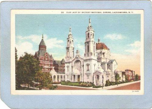 New York Lackawanna Our Lady Of Victory National Shrine ny_box4~2404