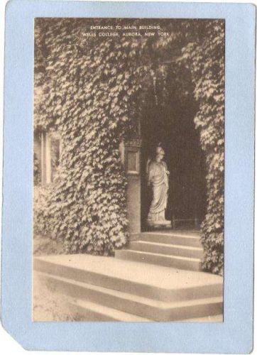 New York Aurora Wells College Entrance To Main Building ny_box2~713
