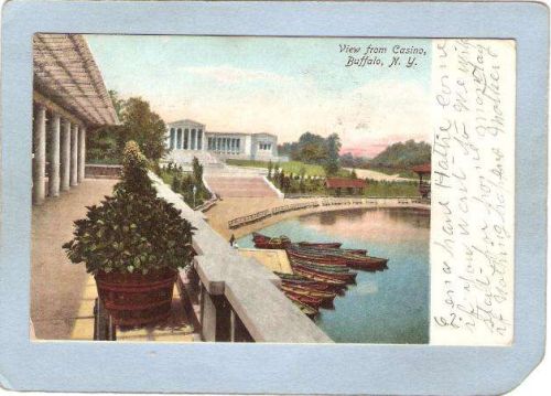 New York Buffalo View From Casino Undivided Back ny_box4X1~2838