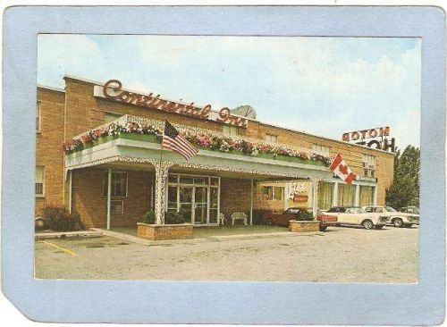 New York Buffalo Continental Inn w/Older Cars ny_box4~2519