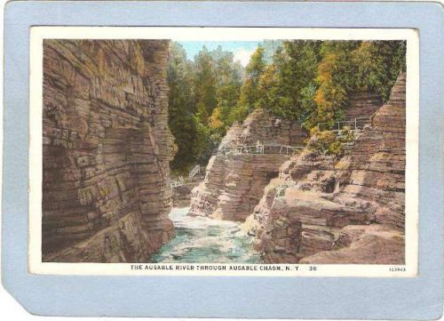 New York Ausable Chasm The Ausable River ny_box5~1495