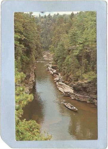 New York Ausable Chasm The End Of The Ride Ausable Chasm ny_box5~1430