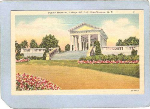 New York Poughkeepsie Dudley Memorial Colllege Hill Park ny_box4~2251