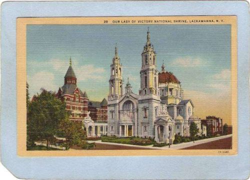 New York Lackawanna Our Lady Of Victory National Shrine ny_box4~2402