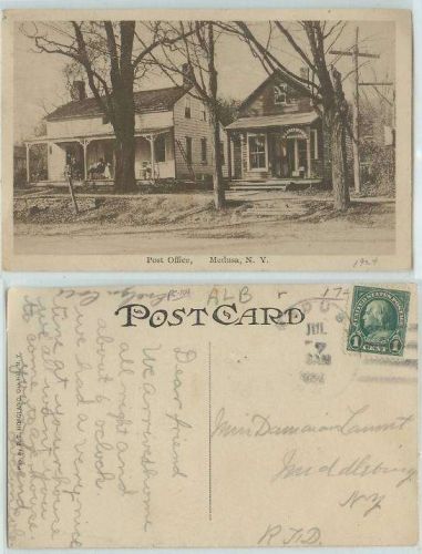 New York Medusa View of Post Office and house next door~101