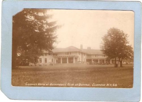 New York Clarence County Home Of Automobile Club Of Buffalo Identified Rea~2370