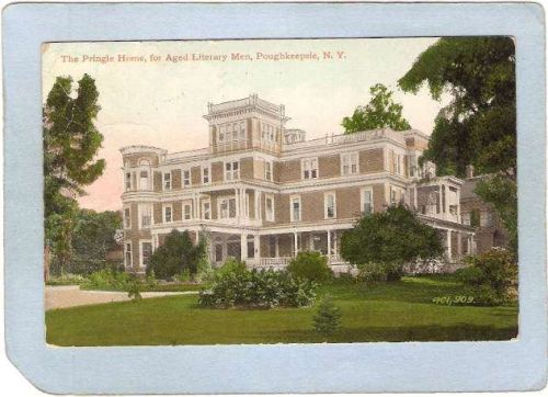 New York Poughkeepsie The Pringle Home For Aged Literary Men ny_box4~2273