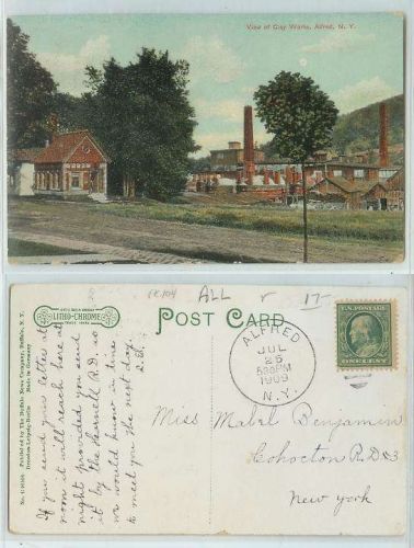 New York Alfred View of Clay Works~104