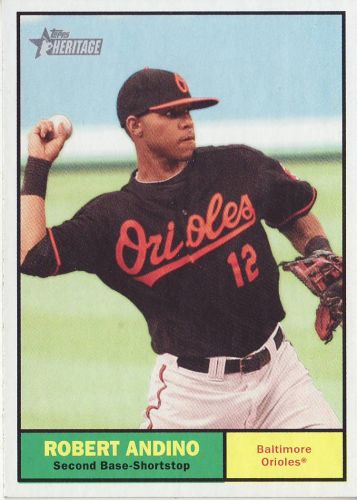 2010 Topps Heritage #71 Robert Andino