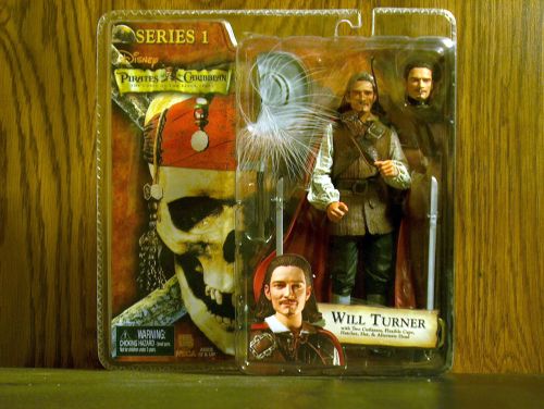 Will Turner with two cutlasses, flexible cape, hatchet, hat and alternate head