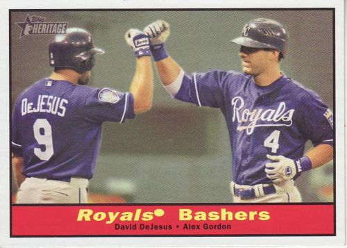 2010 Topps Heritage #119 Royals Bashers