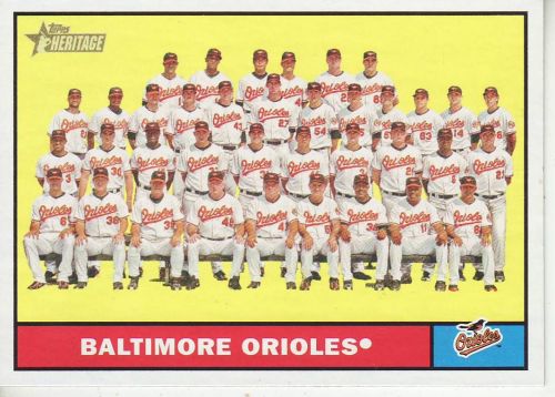 2010 Topps Heritage #159 Baltimore Orioles