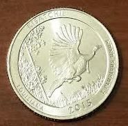 2015-P Kisatchie National Park Quarter - From US Mint Roll! (5740)