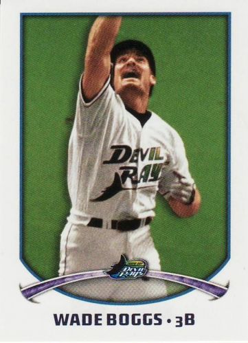 2015 Topps Stickers #36 - Wade Boggs - Rays