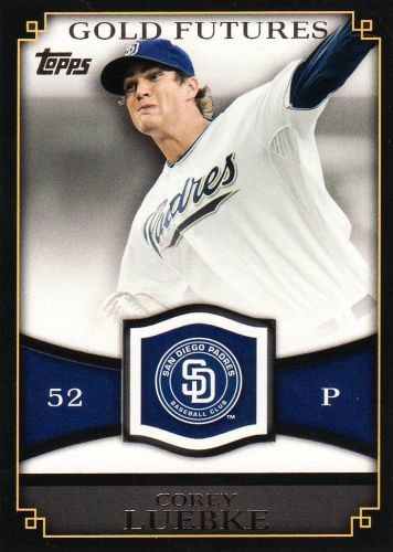 2012 Topps Gold Futures #GF-50 - Corey Luebke - Padres