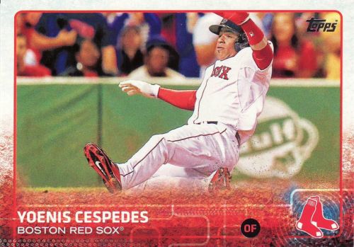 2015 Topps #120 - Yoenis Cespedes - Red Sox