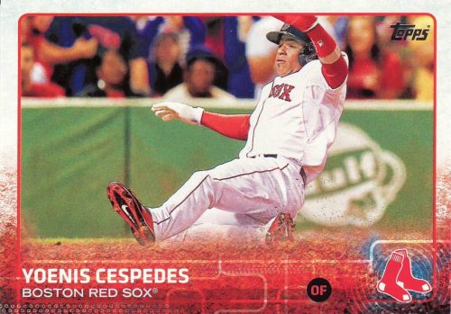 2015 Topps #120 - Yoenis Cespedes - Red Sox