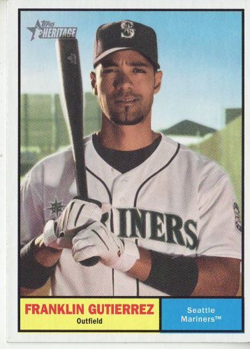 2010 Topps Heritage #389 Franklin Gutierrez