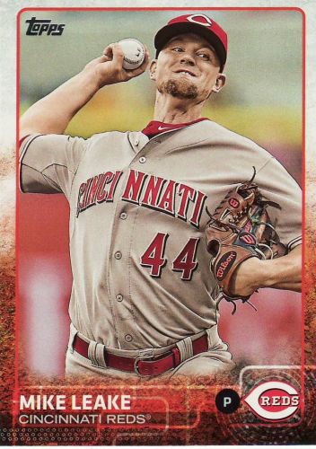 2015 Topps #353 - Mike Leake - Reds