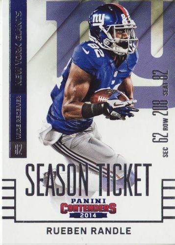 2014 Panini Contenders #50 Rueben Randle