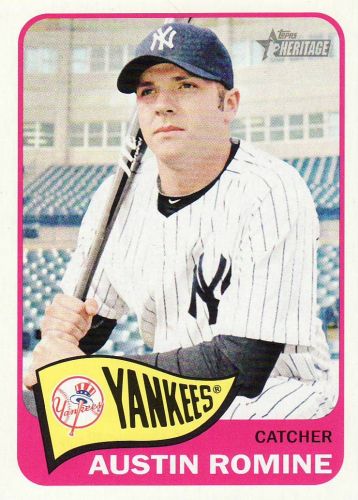 2014 Topps Heritage #77 - Austin Romine - Yankees