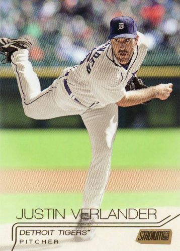 2015 Stadium Club Gold #211 - Justin Verander - Tigers